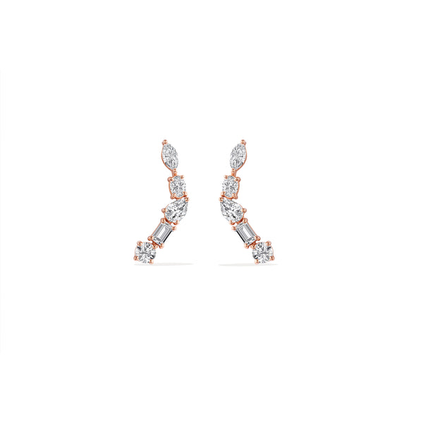 Multishape Diamond Earclimbers