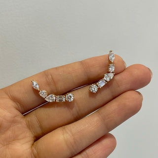 Multishape Diamond Earclimbers