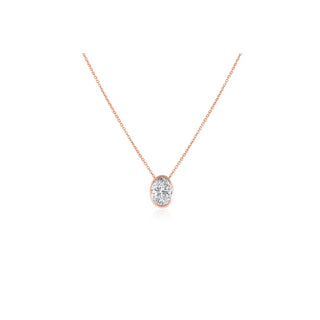 Oval Bezel Necklace