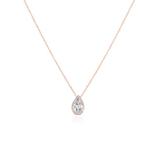 Halo Lab-Grown Diamond Necklace