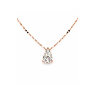 Lab Grown Diamond Pear Prong Mangalsutra