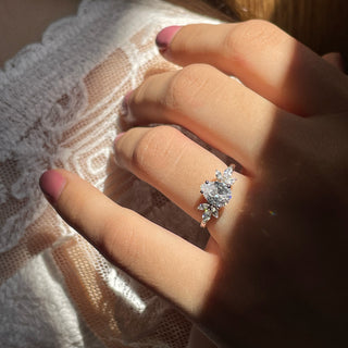 Tiara Pear Ring