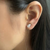 Pear Prong Diamond Studs