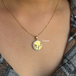 Star Sign Coin Necklace