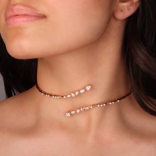 Power Choker Solitaire Necklace