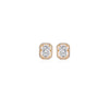 Radiant Halo Diamond Studs