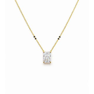Lab Grown Diamond Radiant Prong Mangalsutra