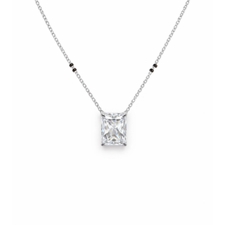 Lab Grown Diamond Radiant Prong Mangalsutra