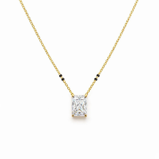 Lab Grown Diamond Radiant Prong Mangalsutra