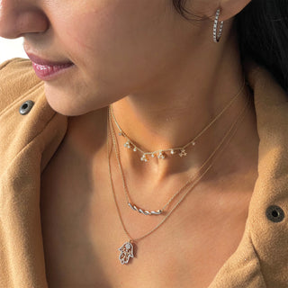 Raindrop Diamond Necklace