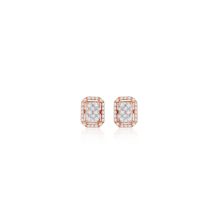 Rectangle Stellar Cluster Earrings