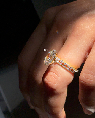 Lab Grown Diamond Reign Oval Ring