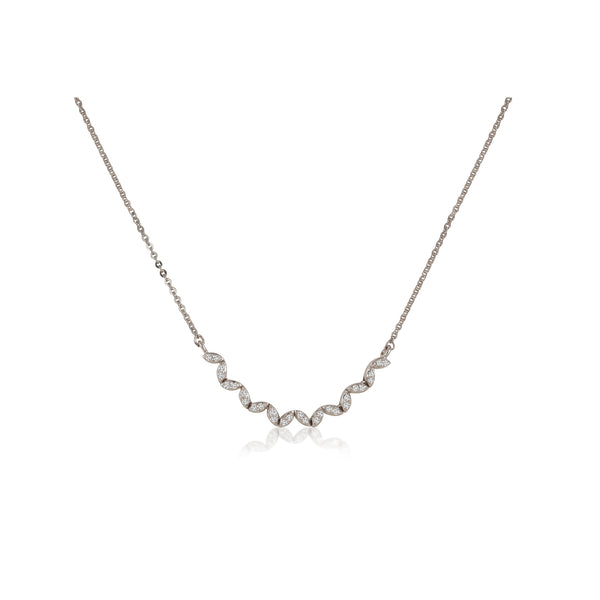 Ripple Diamond Necklace