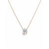 Oval Prong Necklace