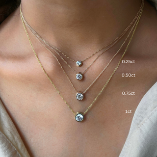 Round Bezel Necklace