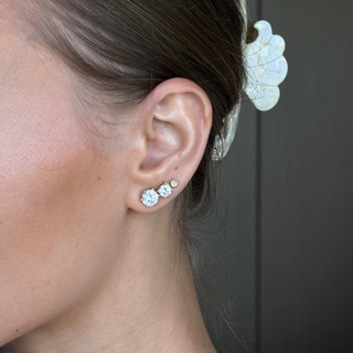 Lab Grown Diamond Round Prong Diamond Studs