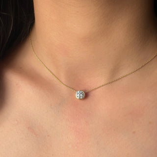 Round Bezel Necklace