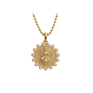 Lab Grown Diamond The Shakti Medallion Necklace