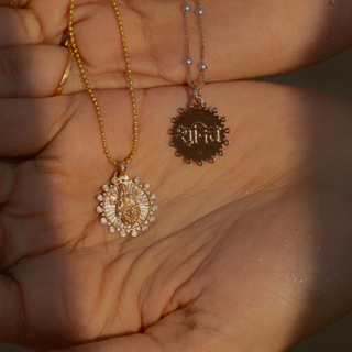 Lab Grown Diamond The Shakti Medallion Necklace