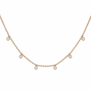 Lab Grown Diamond 14K Diamond Eternity Band & 14K Snowball Necklace
