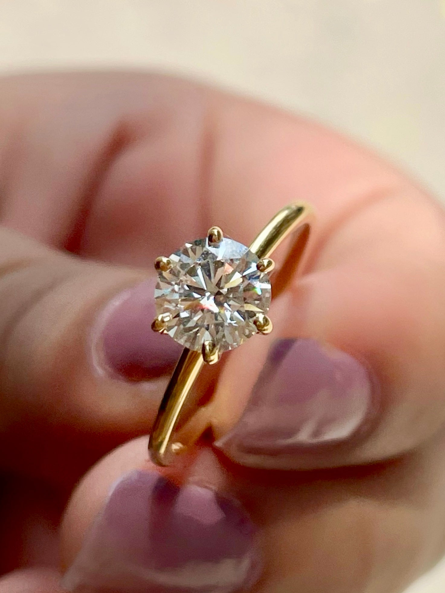 Buy Lab Grown Diamond Solitaires Online - DiAi Designs