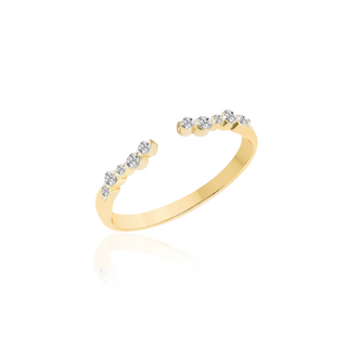 Sprinkly Diamond Band Ring