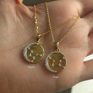 Star Sign Coin Necklace