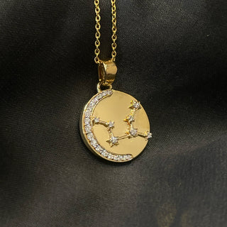 Star Set Coin Necklace