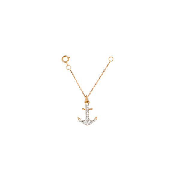 Strength Anchor Watch Charm