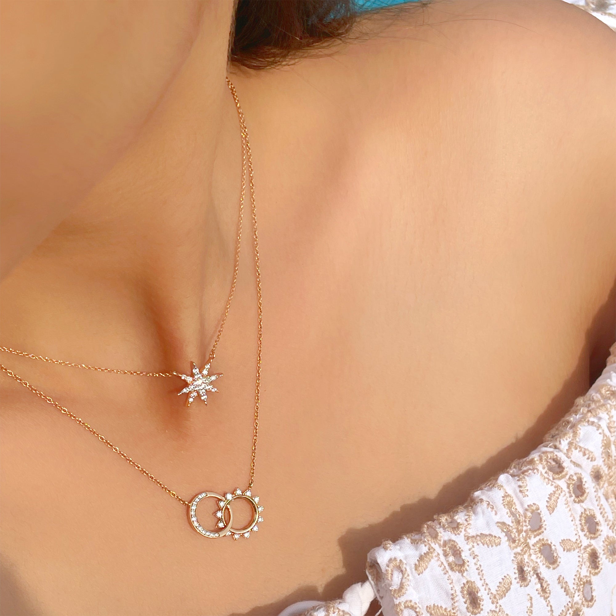 Sun Moon Union Necklace – DiAi Designs