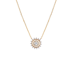 Sun Solitaire Necklace