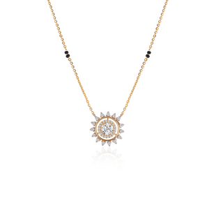 Sun Solitaire Mangalsutra