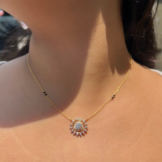 Sun Solitaire Mangalsutra