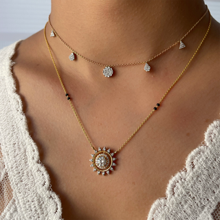 Sun Solitaire Mangalsutra