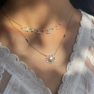 Sun Solitaire Mangalsutra