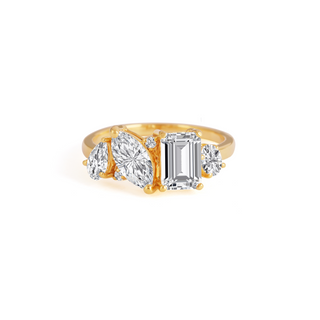 The Collective Cuts Solitaire Ring