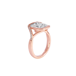 The Sculpted Knot Radiant Ring