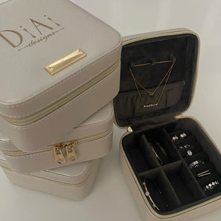 Lab Grown Diamond Personalised Travel Jewellery Pouch