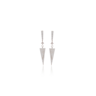 Trey Glam Long Diamond Earrings