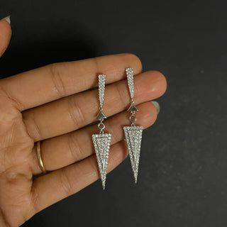 Trey Glam Long Diamond Earrings