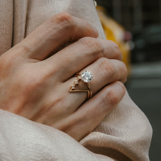 Triple Diamond Celestial Ring