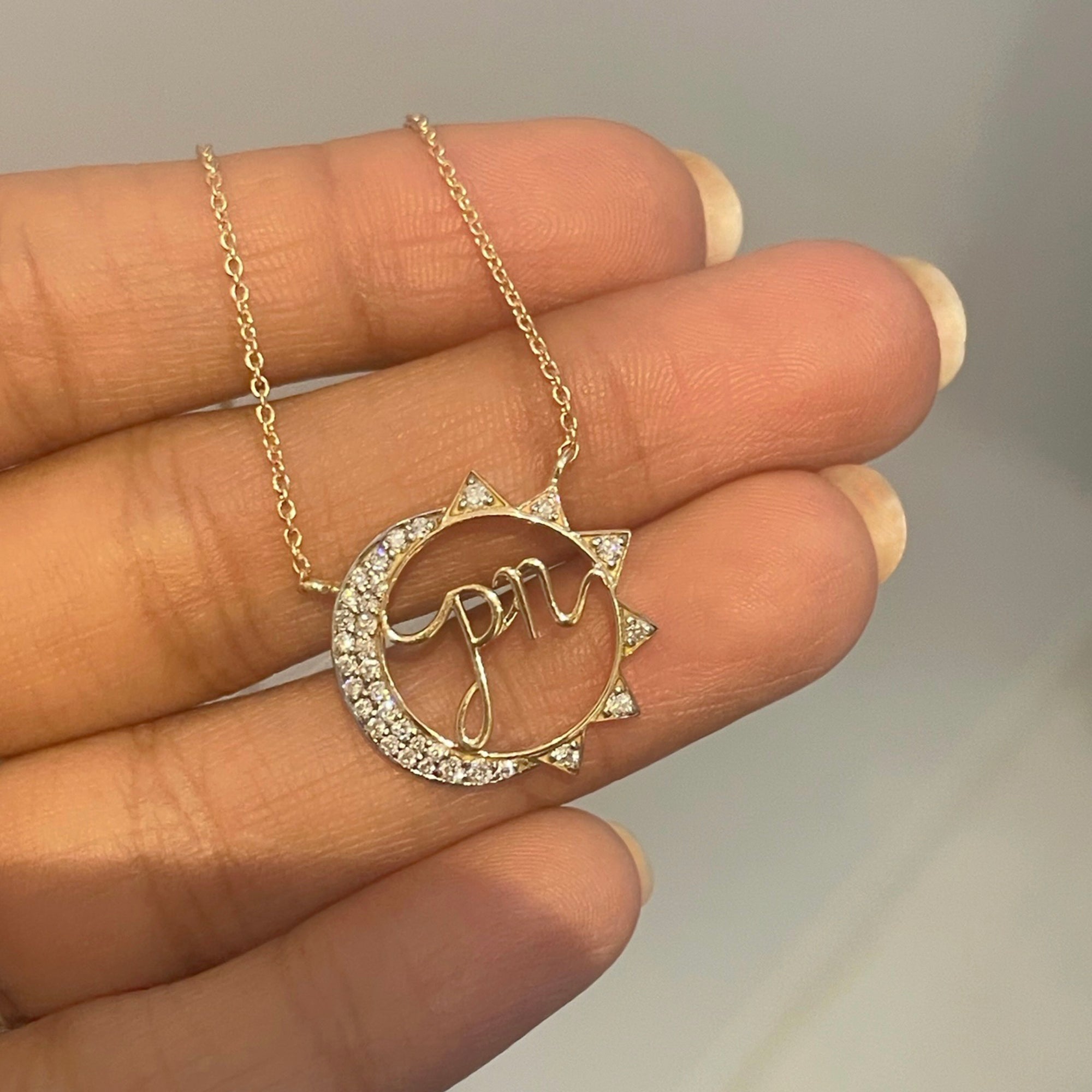 Name Ar Locket Design Buy Two Letter Pendant Design AR Online In