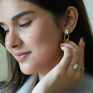 Twisted Gold Ear Jacket