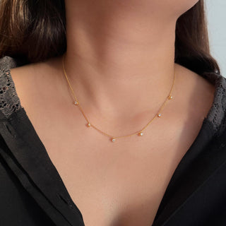 Lab Grown Diamond Snowball Necklace