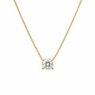 Lab Grown Diamond 0.50ct Prong Necklace &  Studs Set