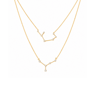 Lab Grown Diamond Zodiac Necklace