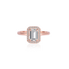 Halo Emerald Ring