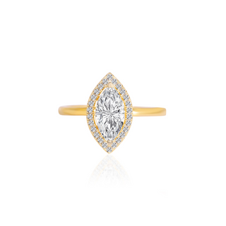 Halo Marquise Ring