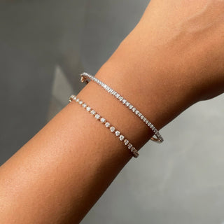 Classic Diamond Bangle Bracelet