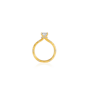 Starry Band Pear Ring